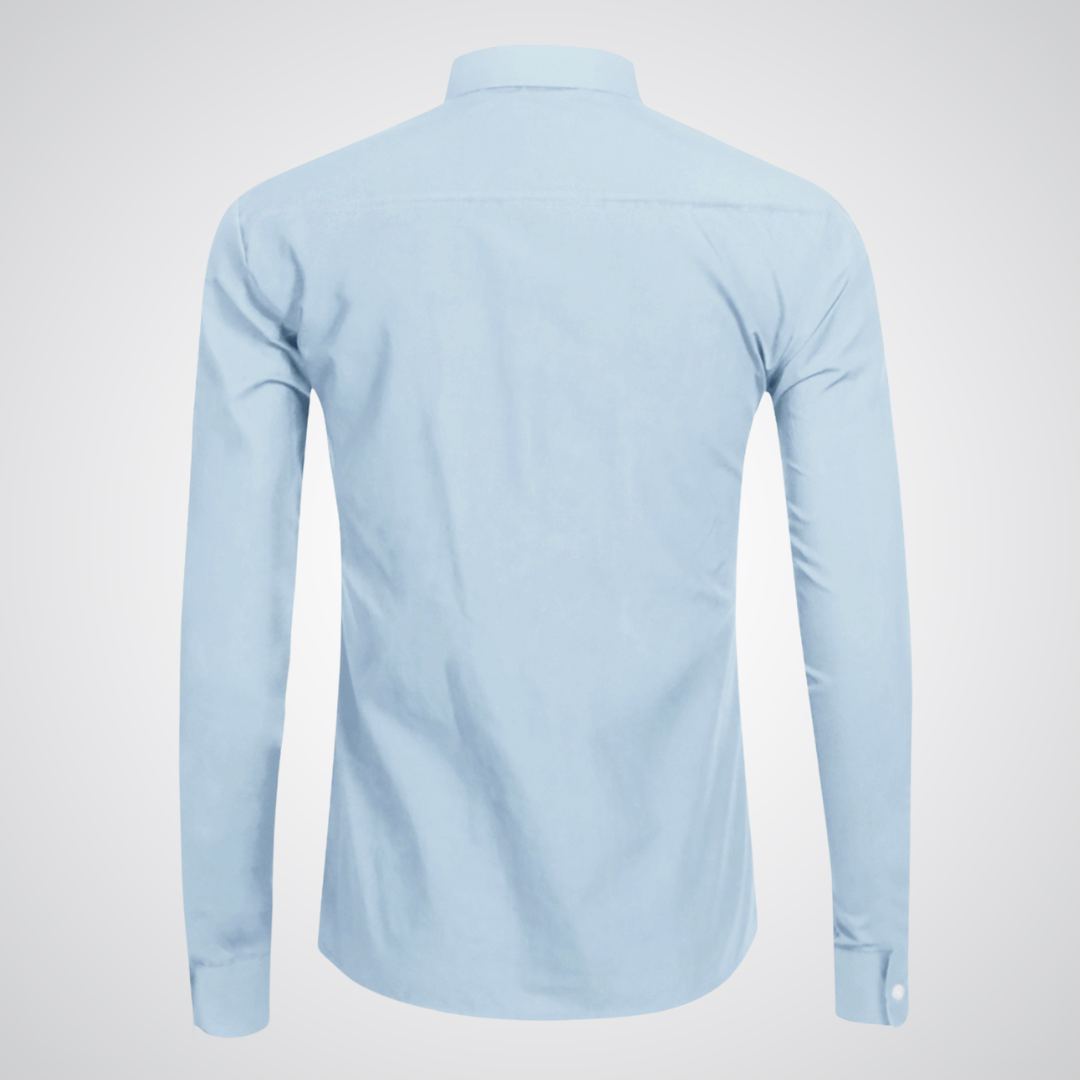 Camden Oxford Cotton Zip-Up Shirt