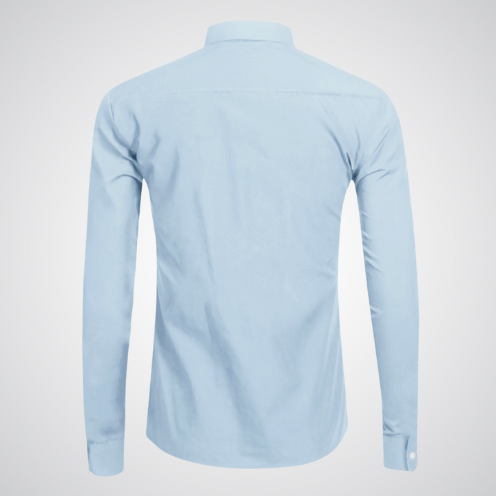 Camden Oxford Cotton Zip-Up Shirt