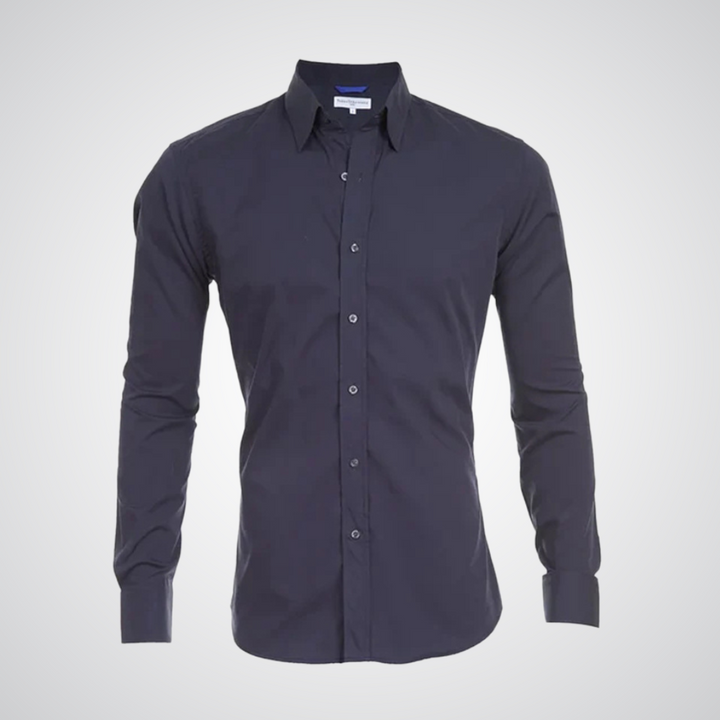 Camden Oxford Cotton Zip-Up Shirt