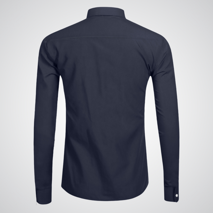 Camden Oxford Cotton Zip-Up Shirt