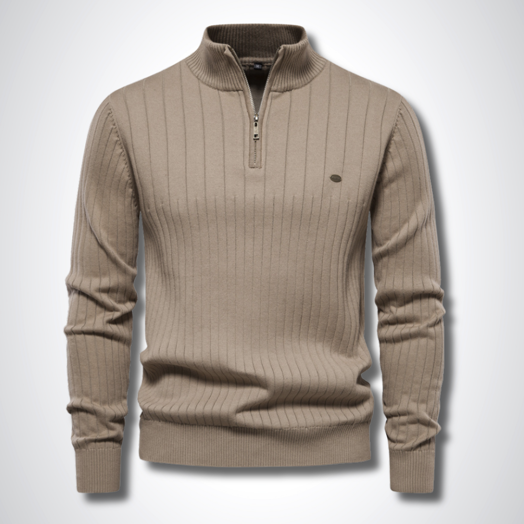 Montrose Cotton Half-Zip Jumper