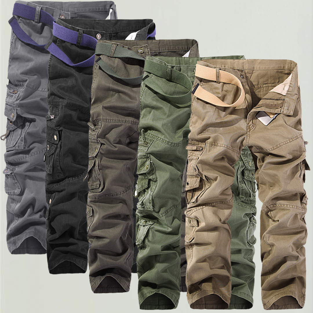 Hudson Multi-Pocket Cargo Trousers