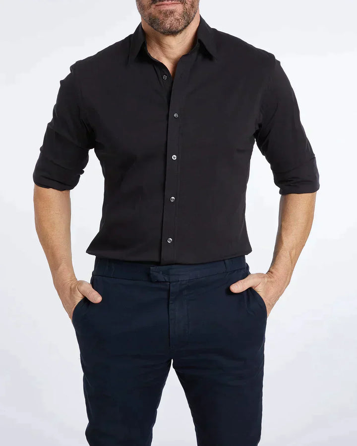 Janos - Elite stretch zip shirt for casual looks