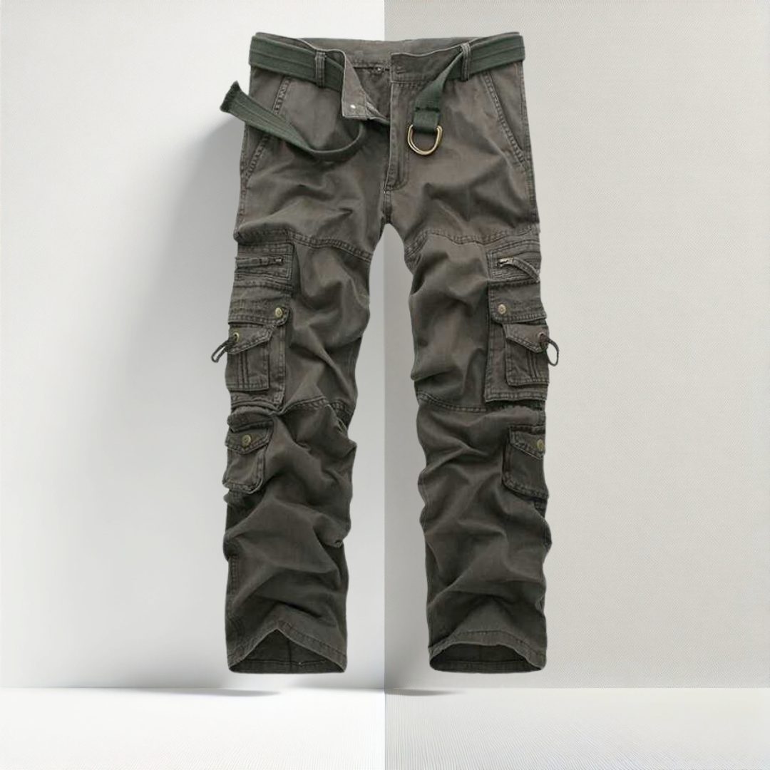 Hudson Multi-Pocket Cargo Trousers