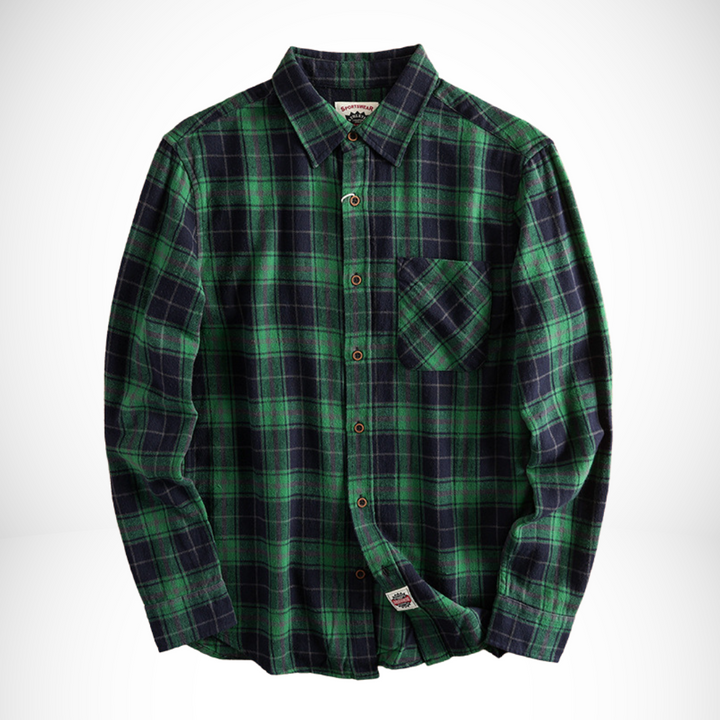 Callum Plaid Cotton Shirt