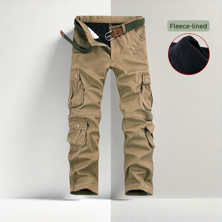 Evan Fleece-lined Cargo Trousers