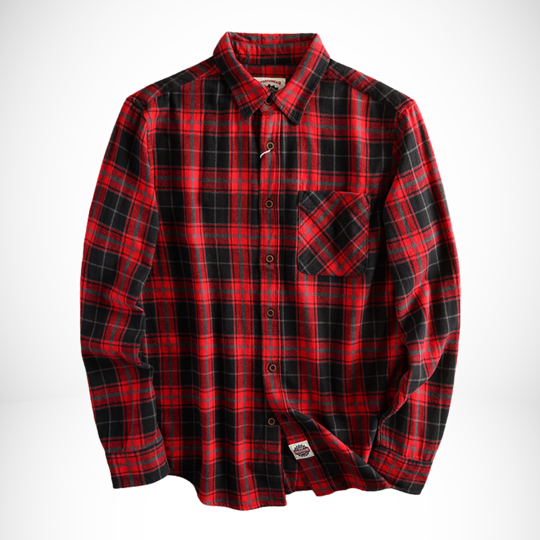 Callum Plaid Cotton Shirt