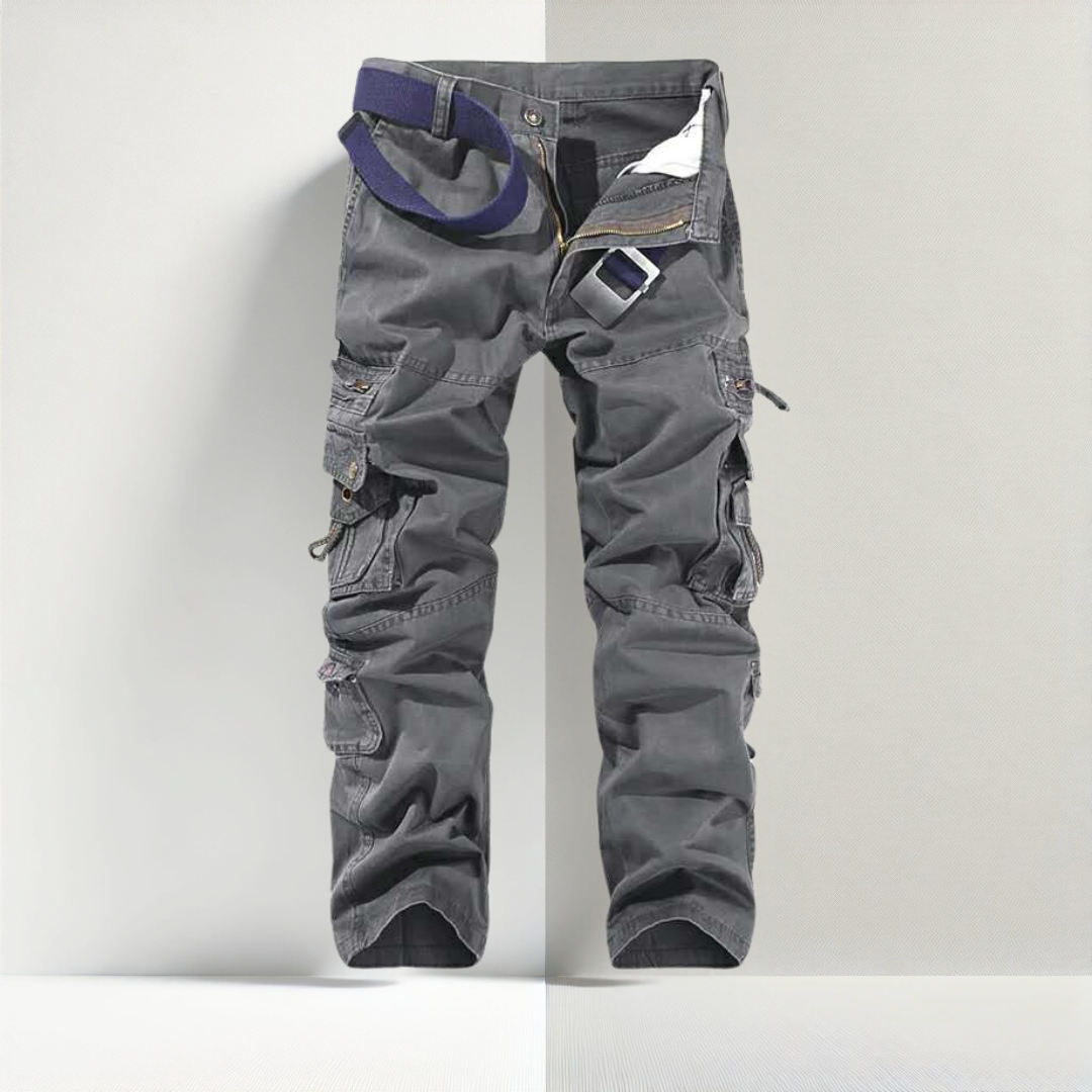 Hudson Multi-Pocket Cargo Trousers