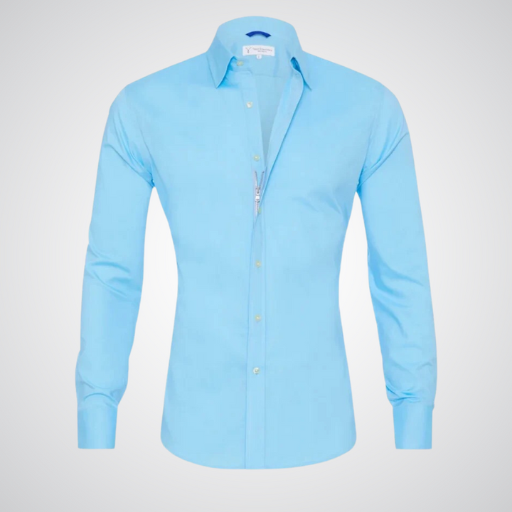 Camden Oxford Cotton Zip-Up Shirt