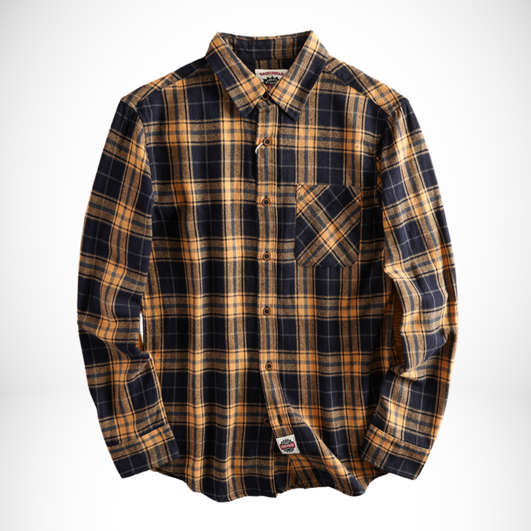 Callum Plaid Cotton Shirt