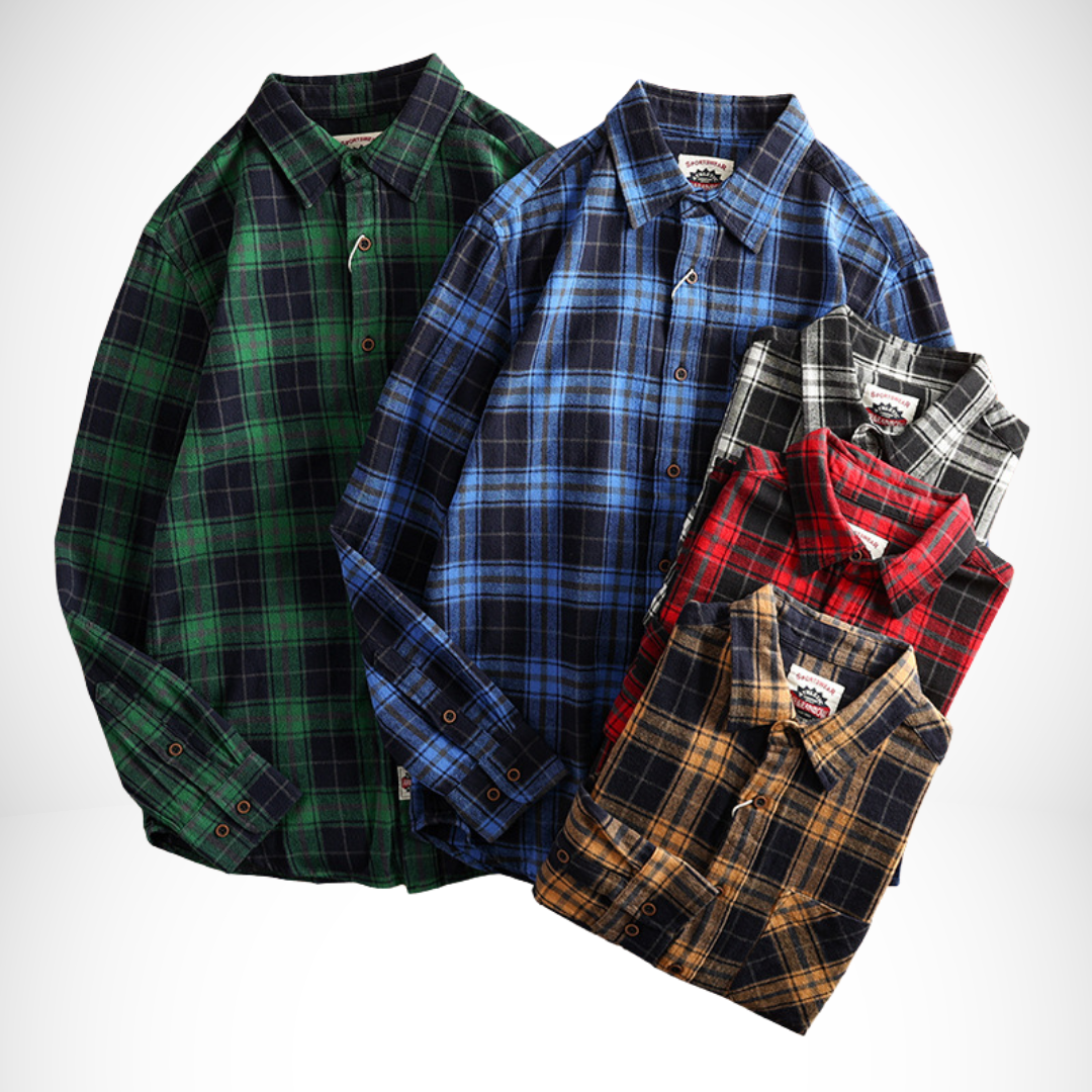 Callum Plaid Cotton Shirt