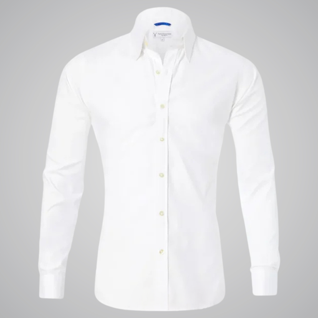 Camden Oxford Cotton Zip-Up Shirt