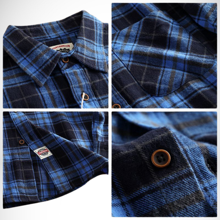 Callum Plaid Cotton Shirt