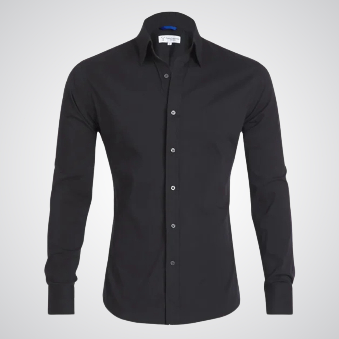 Camden Oxford Cotton Zip-Up Shirt