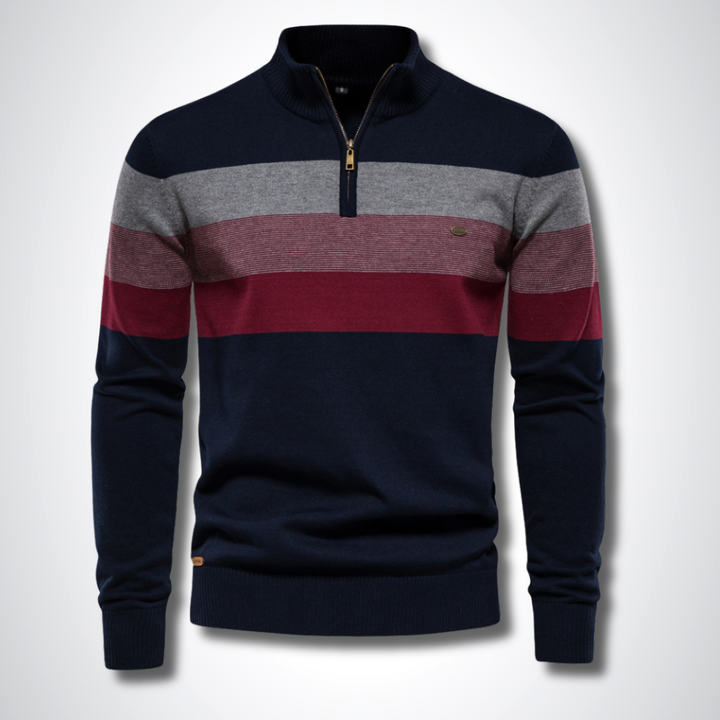 Stratford Half-Zip Cotton Jumper