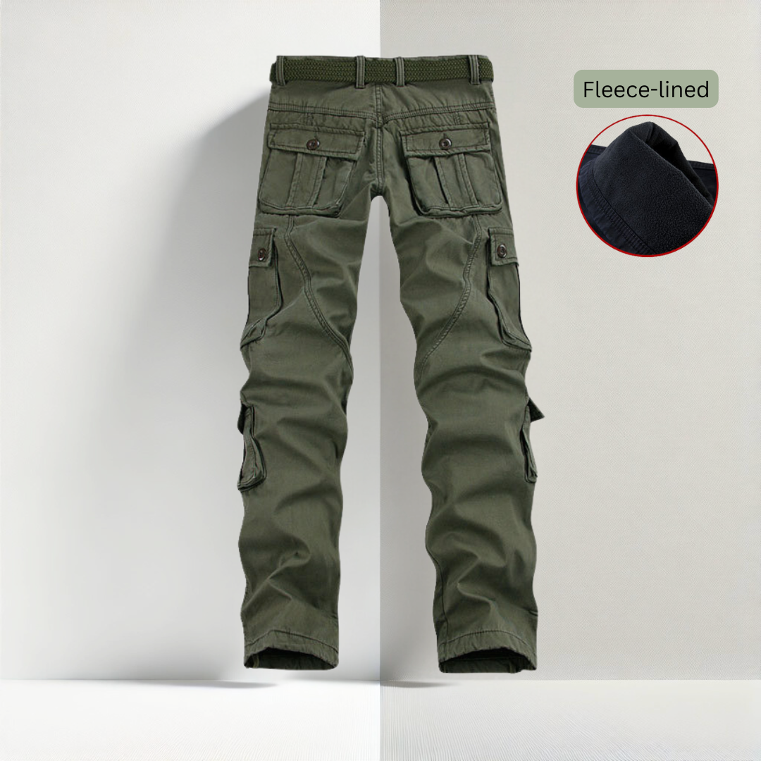 Evan Fleece-lined Cargo Trousers