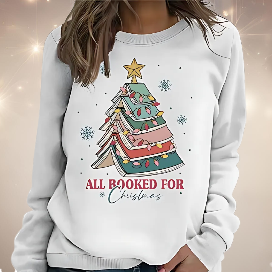 All Booked for Christmas Jumper