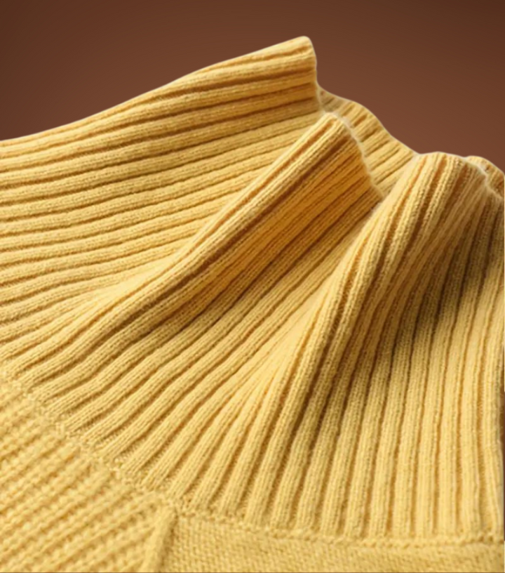 Hampton | Argyle Wool-Blend Turtleneck Jumper