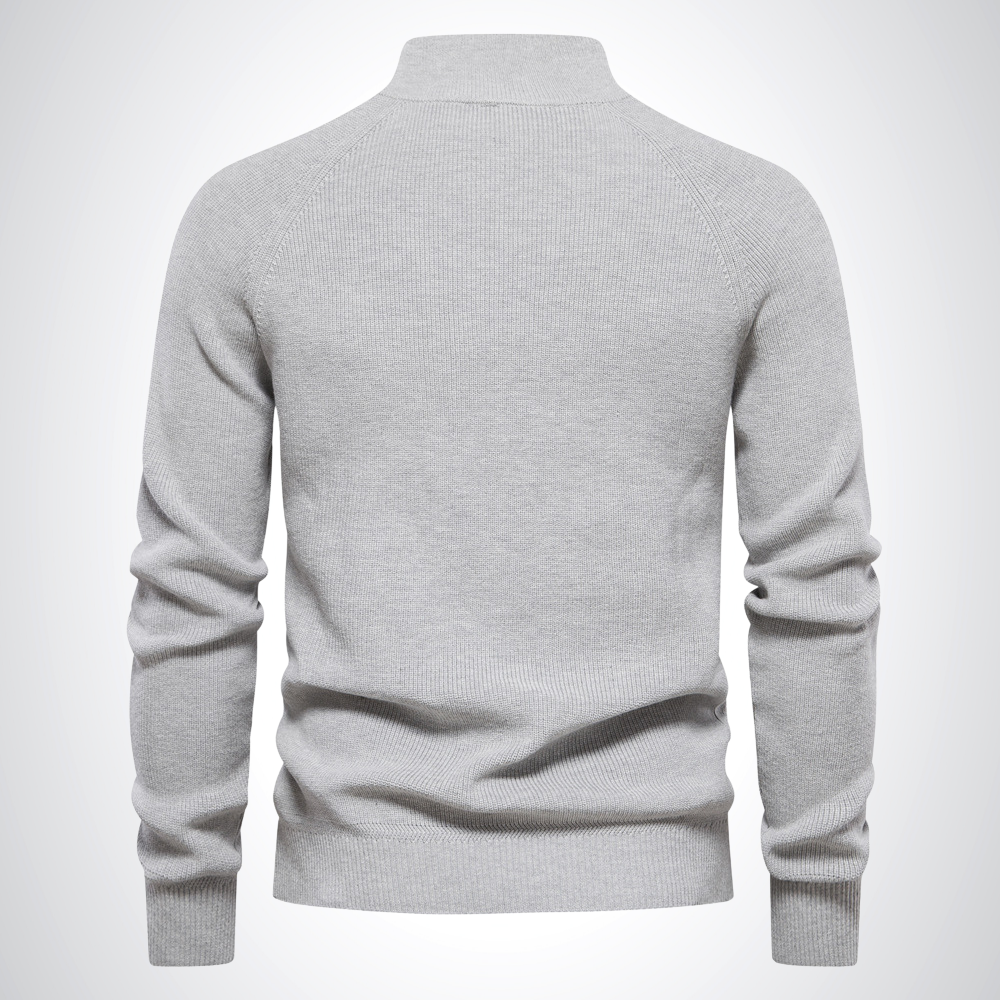 Aiden Cotton Half-Zip Jumper