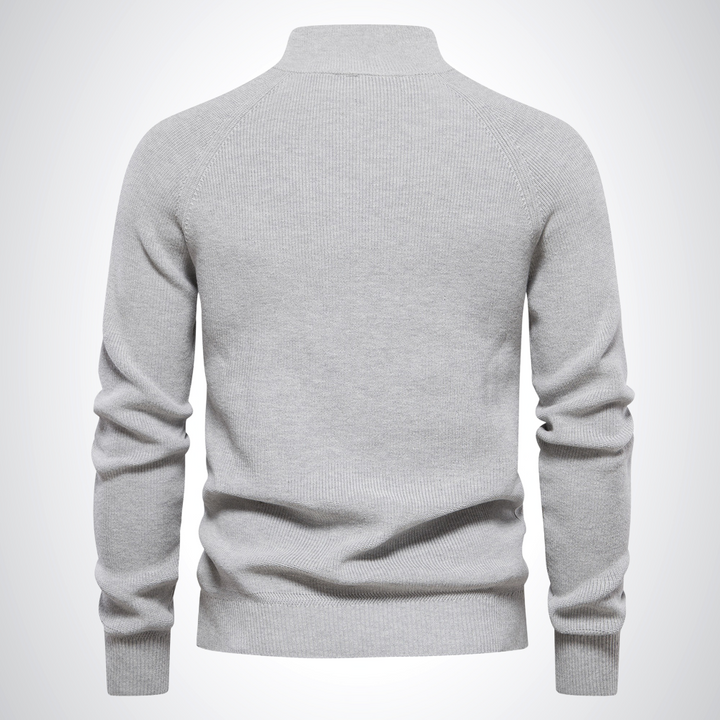 Aiden Cotton Half-Zip Jumper