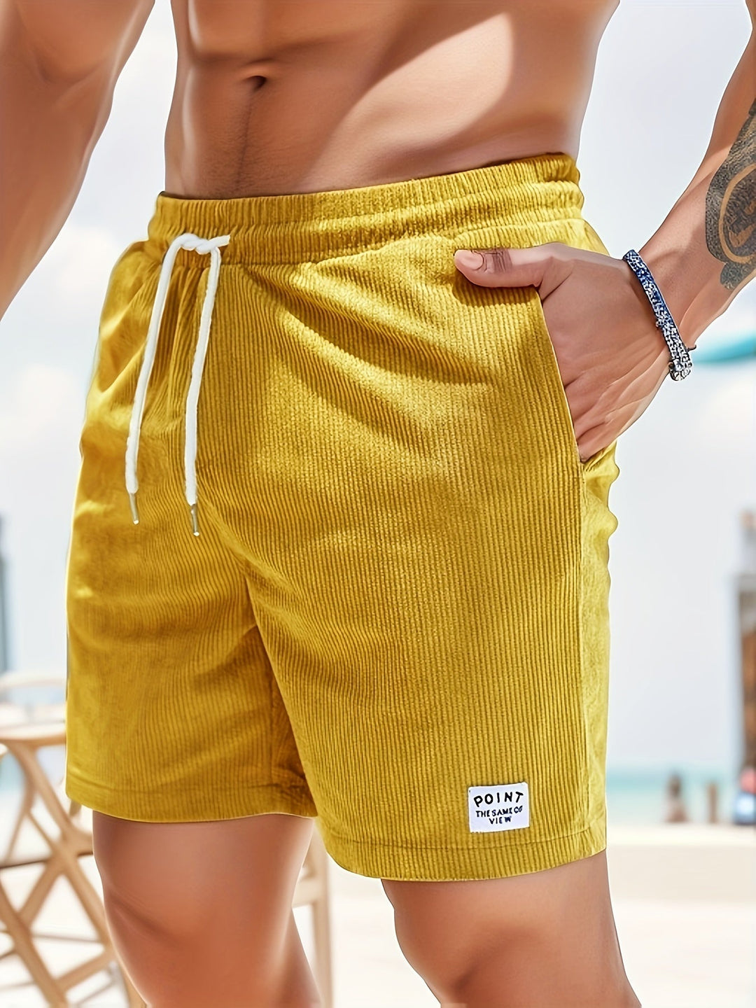 Steef | Rib Velvet Shorts