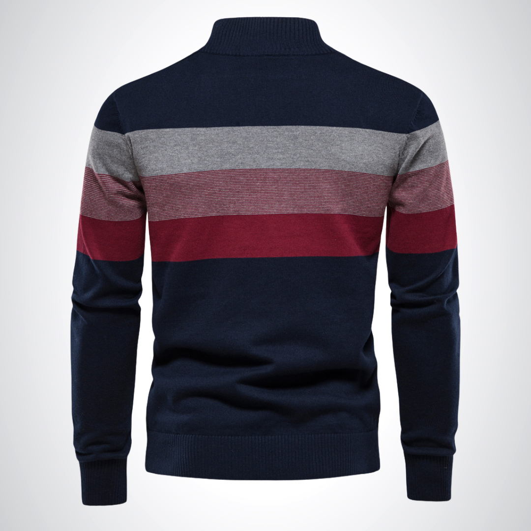 Stratford Half-Zip Cotton Jumper