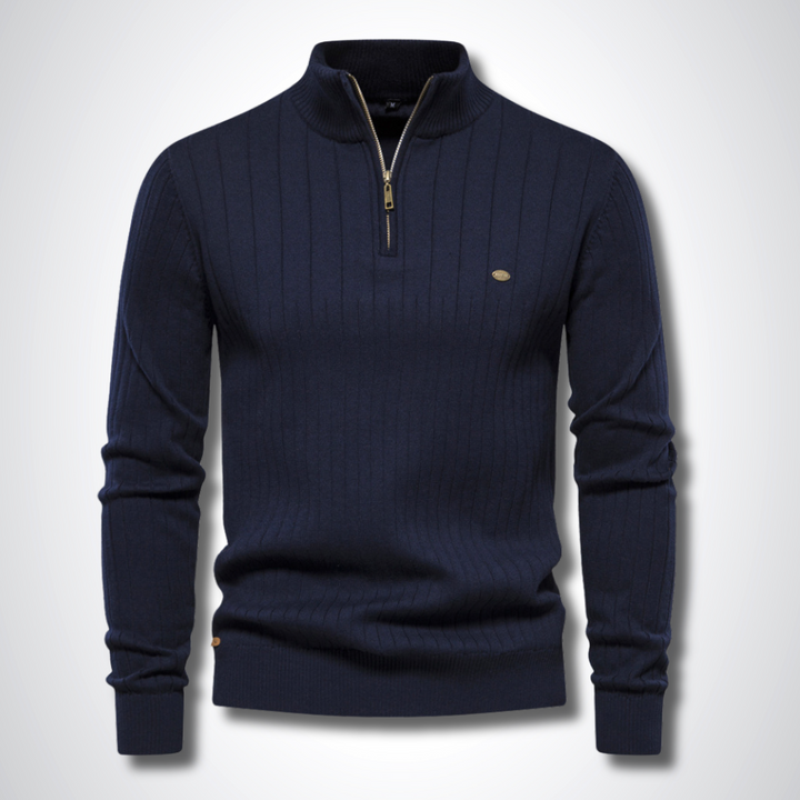 Montrose Cotton Half-Zip Jumper