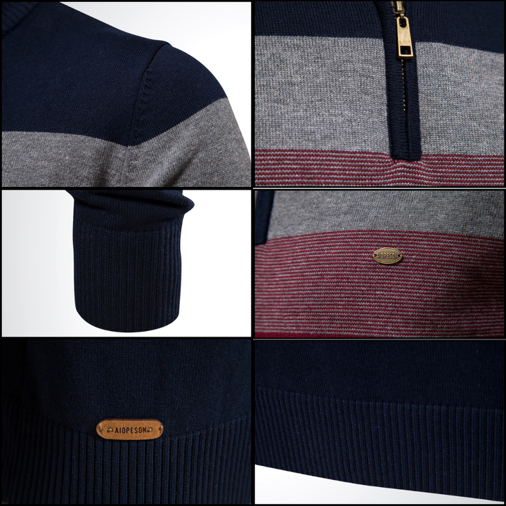 Stratford Half-Zip Cotton Jumper