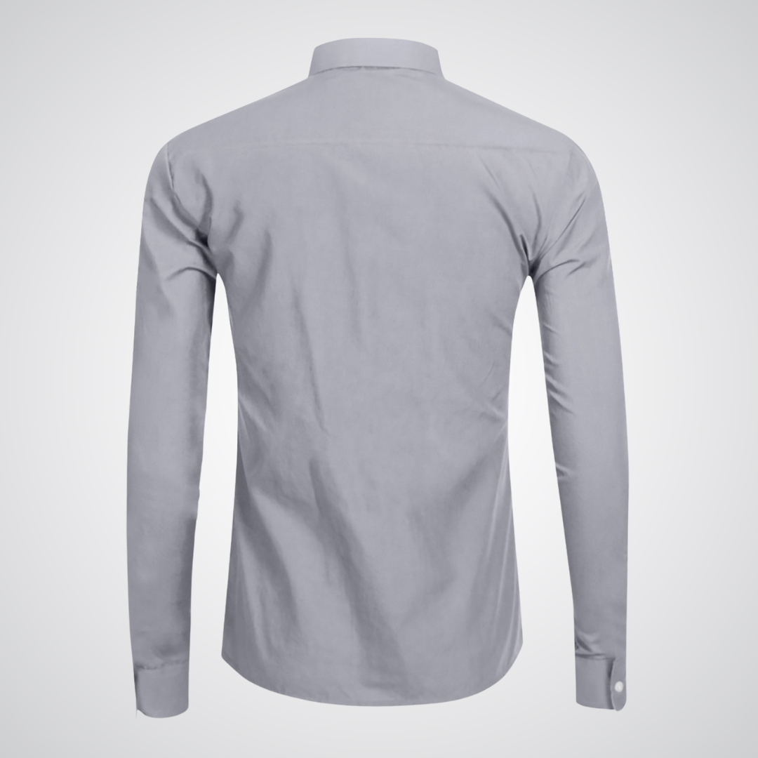 Camden Oxford Cotton Zip-Up Shirt