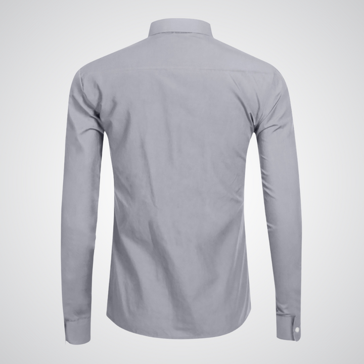 Camden Oxford Cotton Zip-Up Shirt