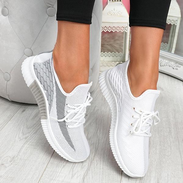 Elara |  Breathable Lightweight Lace-Up Sneakers