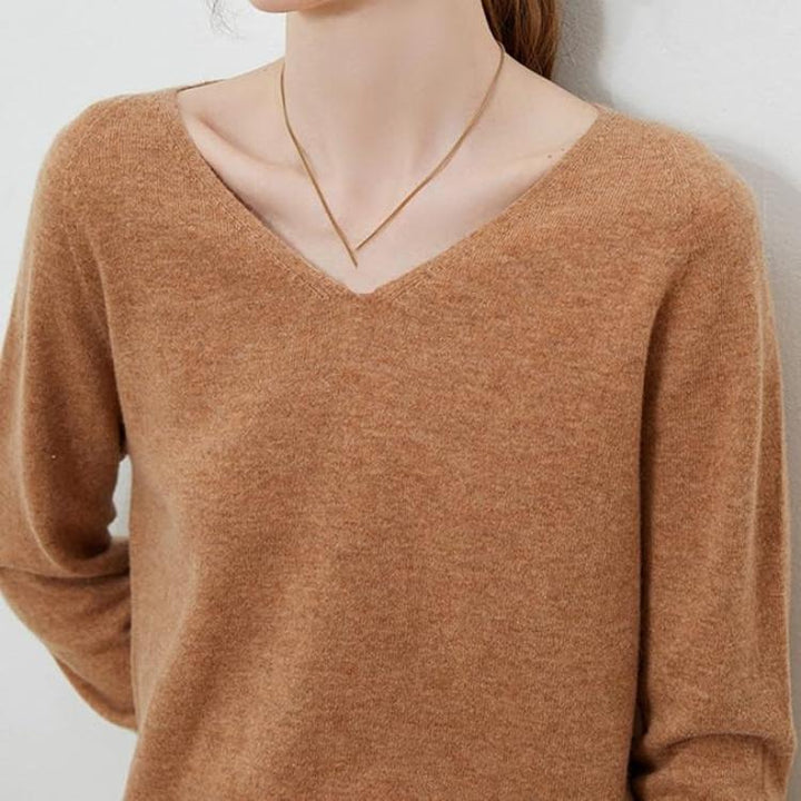 Eleanor | Women's 100% Pure Wool Long-Sleeve Sweater