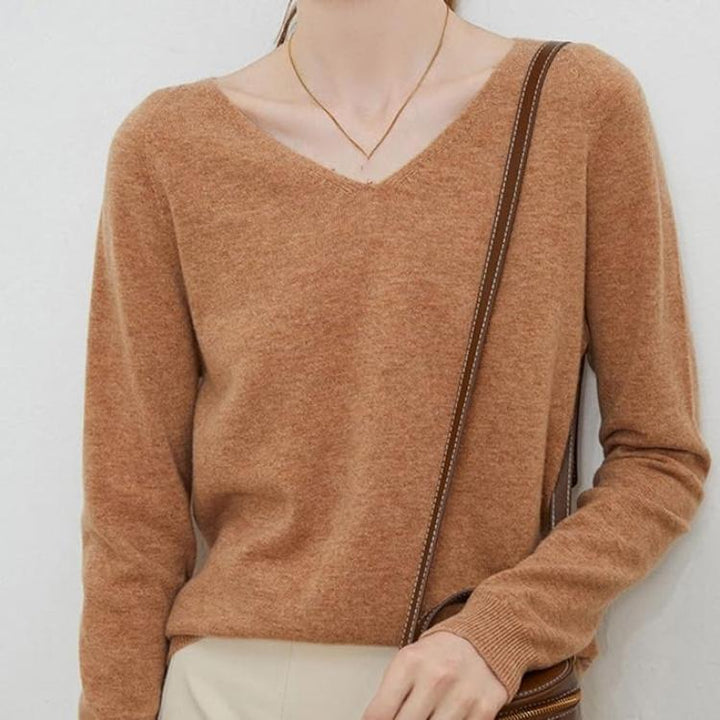 Eleanor | Women's 100% Pure Wool Long-Sleeve Sweater