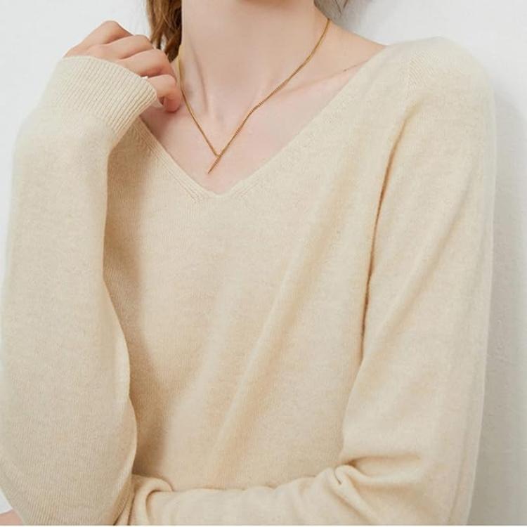 Eleanor | Women's 100% Pure Wool Long-Sleeve Sweater