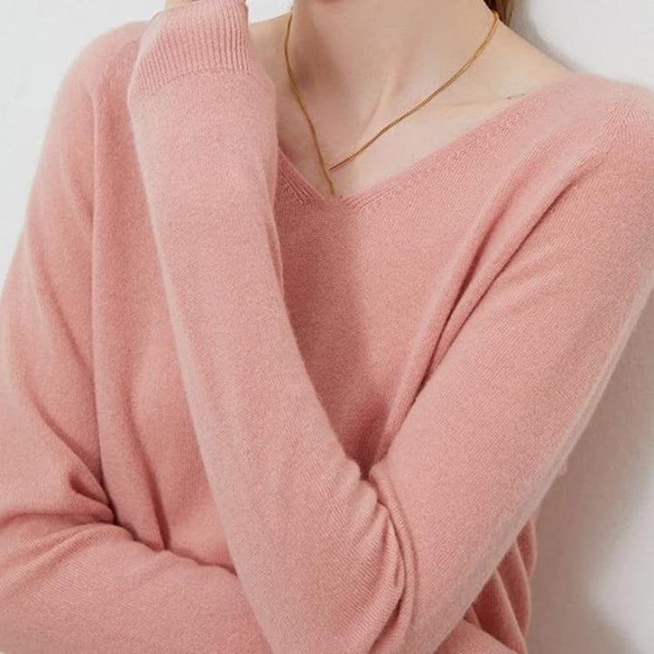 Eleanor | Women's 100% Pure Wool Long-Sleeve Sweater