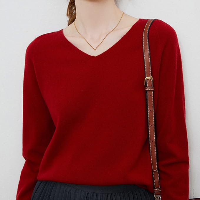 Eleanor | Women's 100% Pure Wool Long-Sleeve Sweater