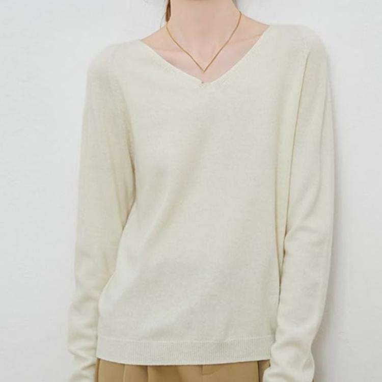 Eleanor | Women's 100% Pure Wool Long-Sleeve Sweater