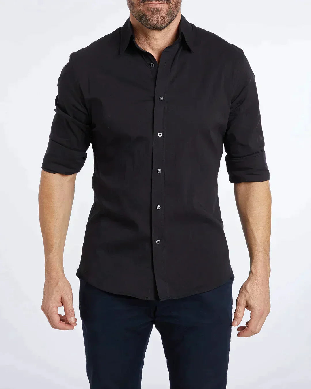 Janos - Elite stretch zip shirt for casual looks