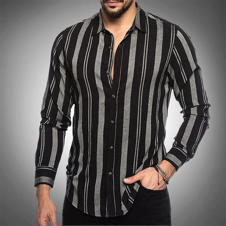 Alphonso - Classic striped shirt