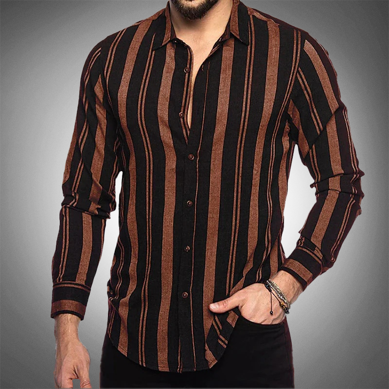 Alphonso - Classic striped shirt